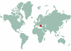 Sladun in world map
