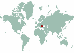 Gradeshnitsa in world map